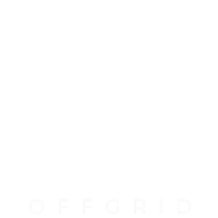 Small white Offgrid Logo used for various purposes